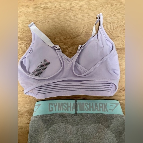 Set GYMSHARK Elite Sports Bra & Flex Leggings Size Small NWOT - Picture 11 of 13